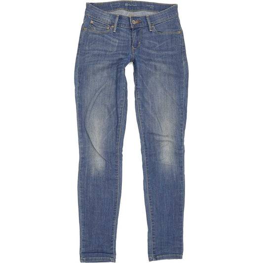 Levi's Demi Curve Women Blue Skinny Slim Stretch Jeans W25 L31