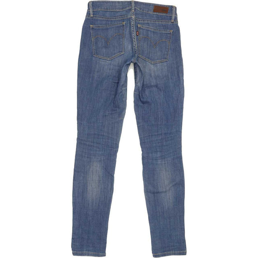 Levi's Demi Curve Women Blue Skinny Slim Stretch Jeans W25 L31