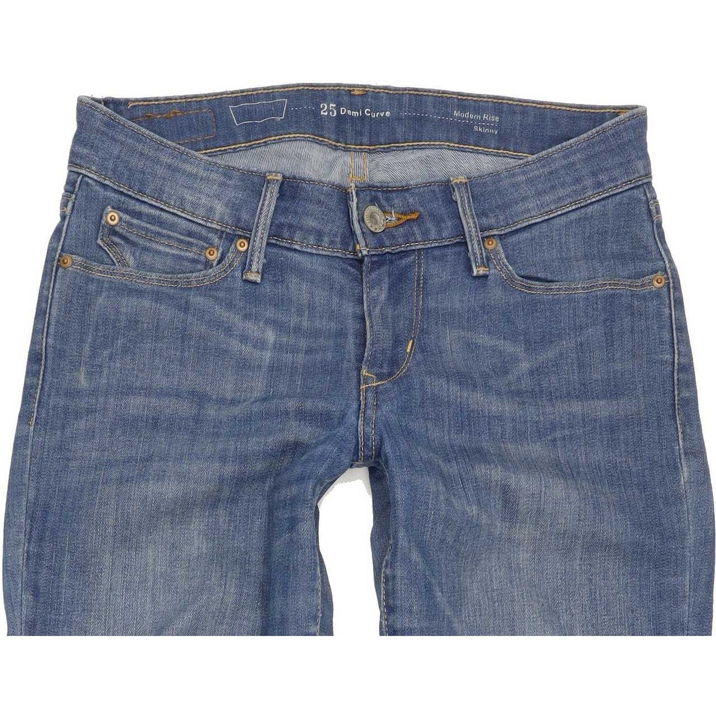 Levi's Demi Curve Women Blue Skinny Slim Stretch Jeans W25 L31