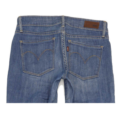 Levi's Demi Curve Women Blue Skinny Slim Stretch Jeans W25 L31