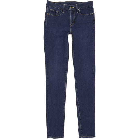 Levi's Men Blue Skinny Slim Stretch Jeans W27 L31