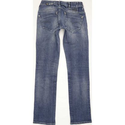 G-Star Midge Women Blue Straight Slim Stretch Jeans W26 L30