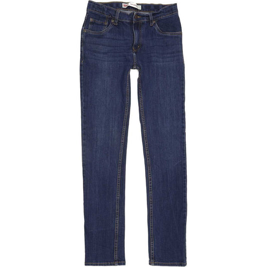 Levi's 510 Kids Blue Skinny Slim Stretch Jeans W26 L30