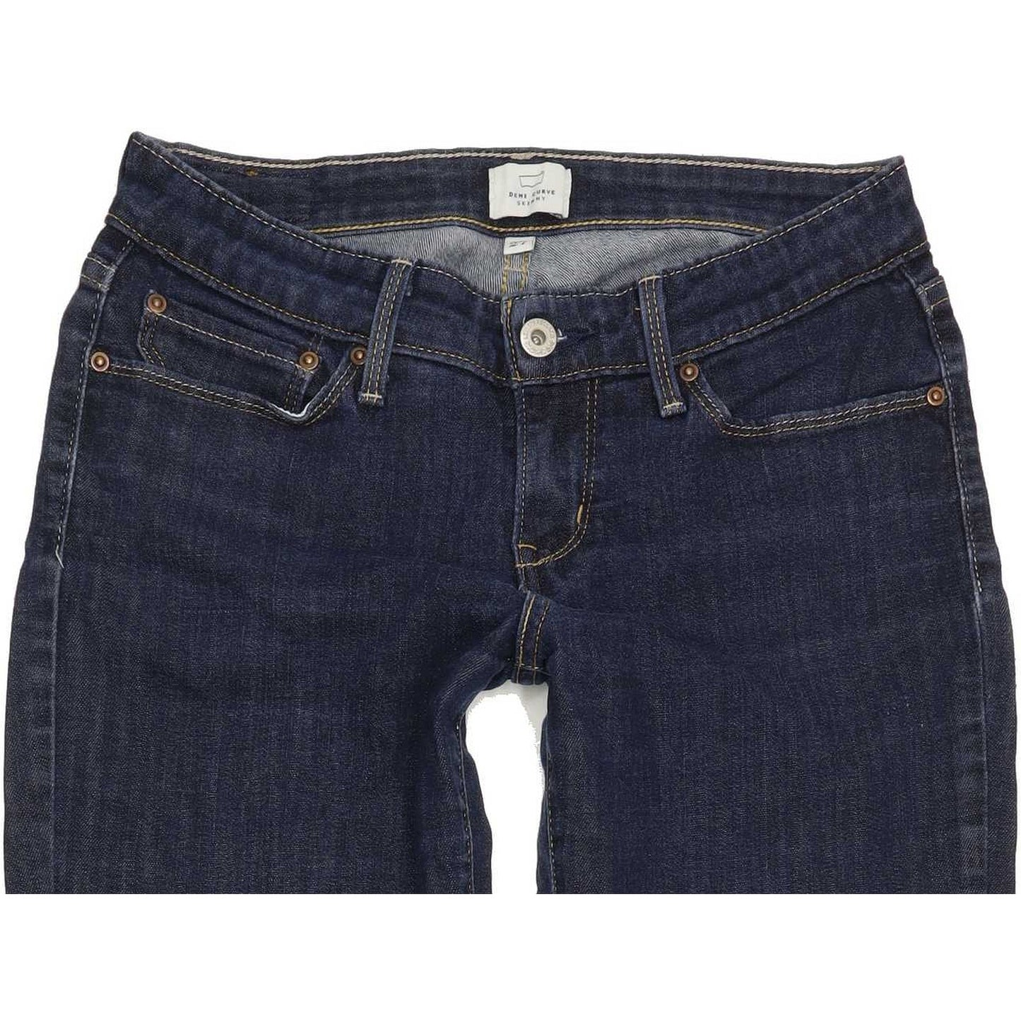 Levi's Demi Curve Women Blue Skinny Slim Stretch Jeans W27 L31