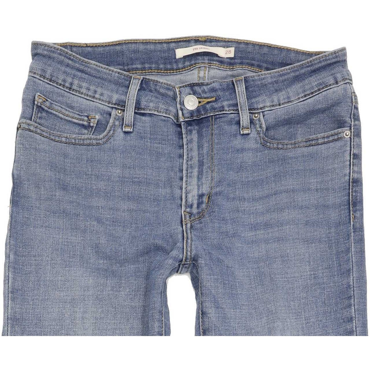 Levi's 711 Women Blue Skinny Slim Jeans W28 L32