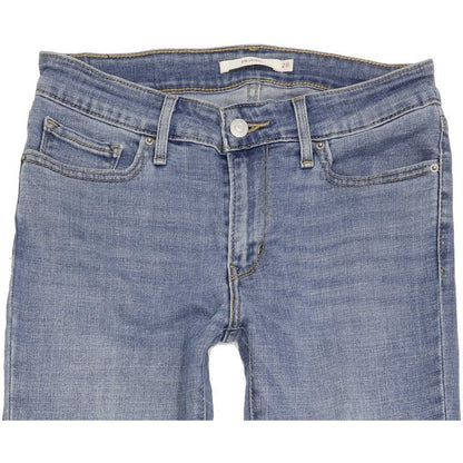 Levi's 711 Women Blue Skinny Slim Jeans W28 L32