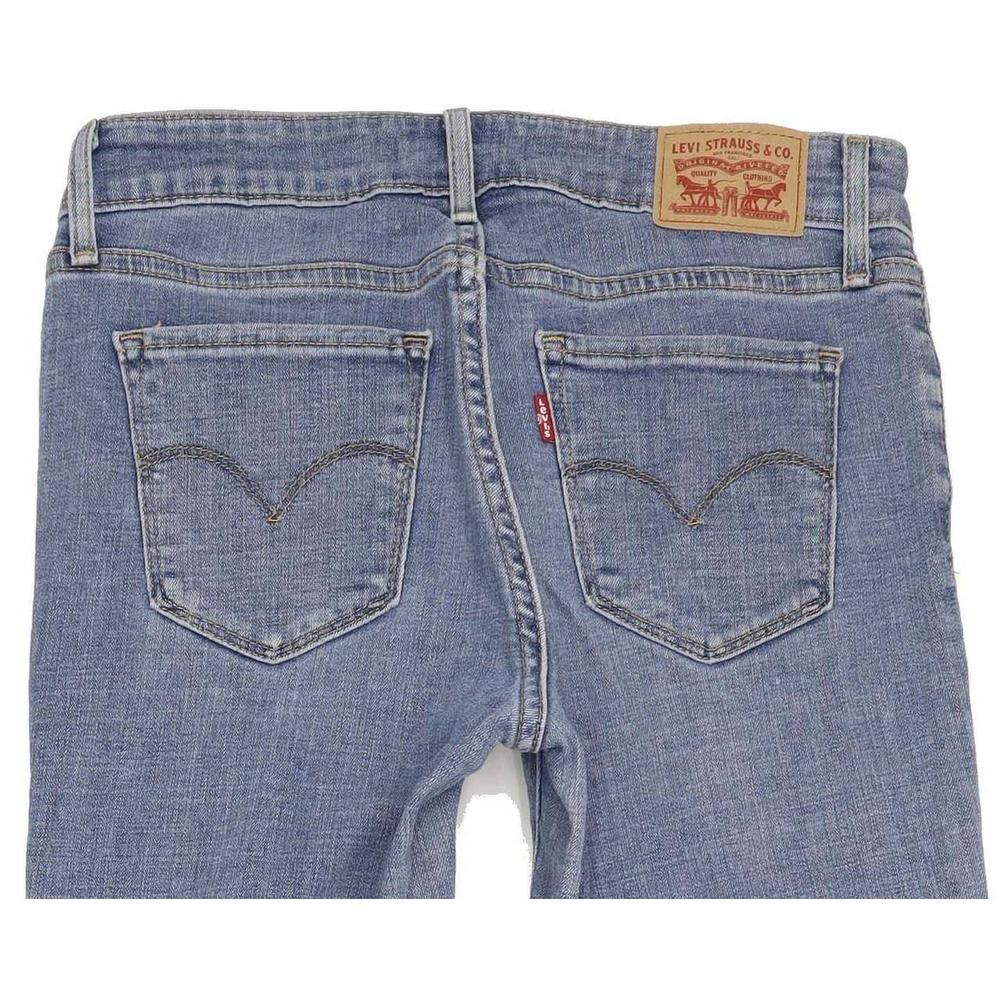 Levi's 711 Women Blue Skinny Slim Jeans W28 L32