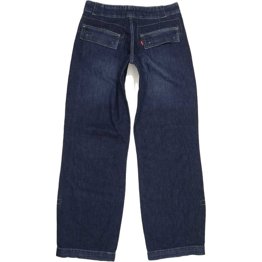Levi's 610 Women Blue Straight Slim Jeans W28 L32