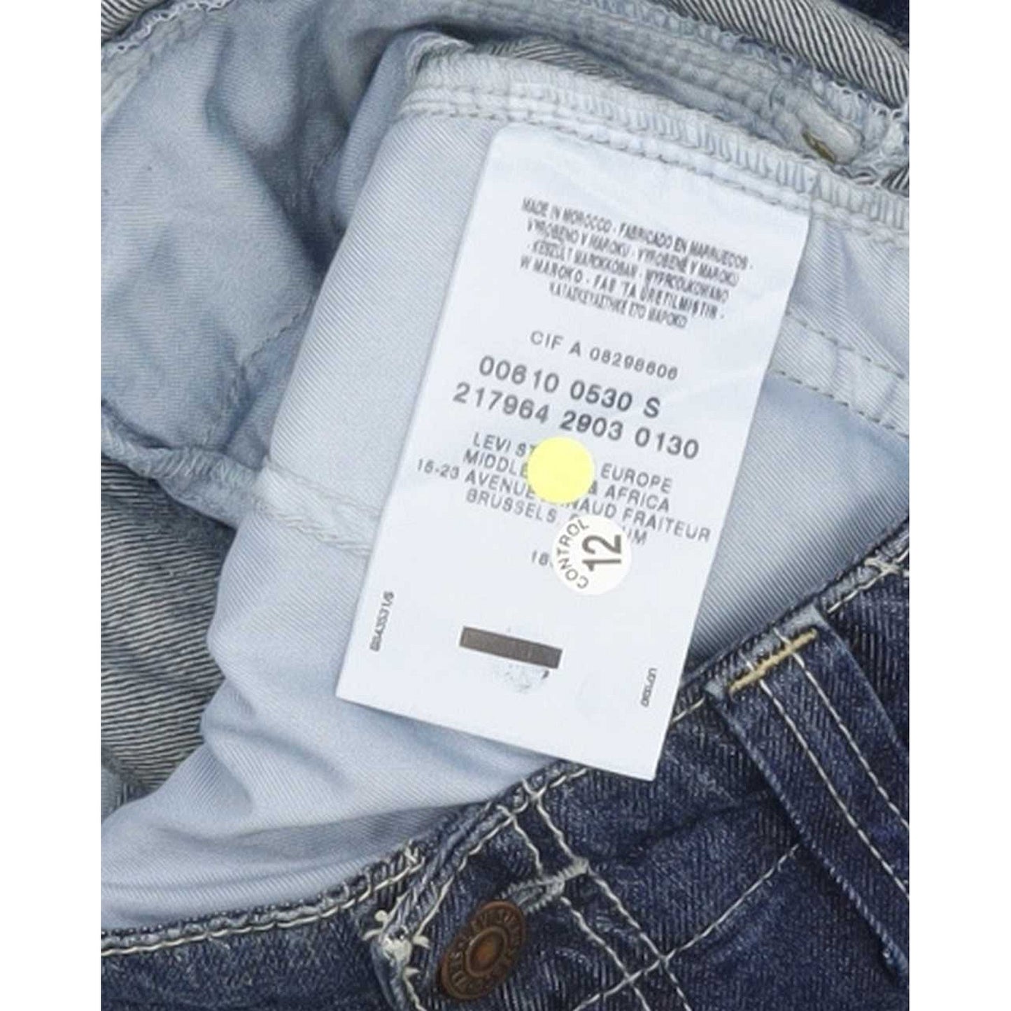 Levi's 610 Women Blue Straight Slim Jeans W28 L32