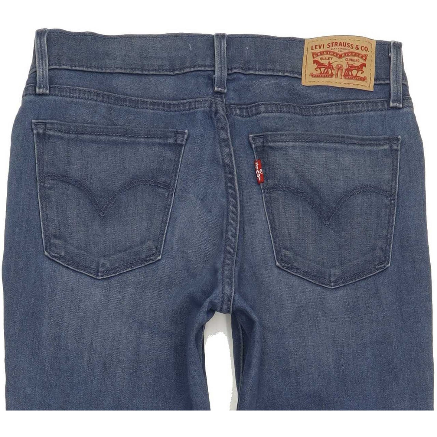 Levi's 710 Super Women Blue Skinny Slim Stretch Jeans W27 L32