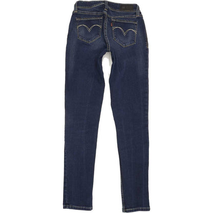 Levi's Bold Curve Women Blue Skinny Slim Stretch Jeans W24 L30