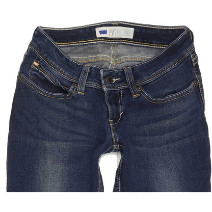 Levi's Bold Curve Women Blue Skinny Slim Stretch Jeans W24 L30