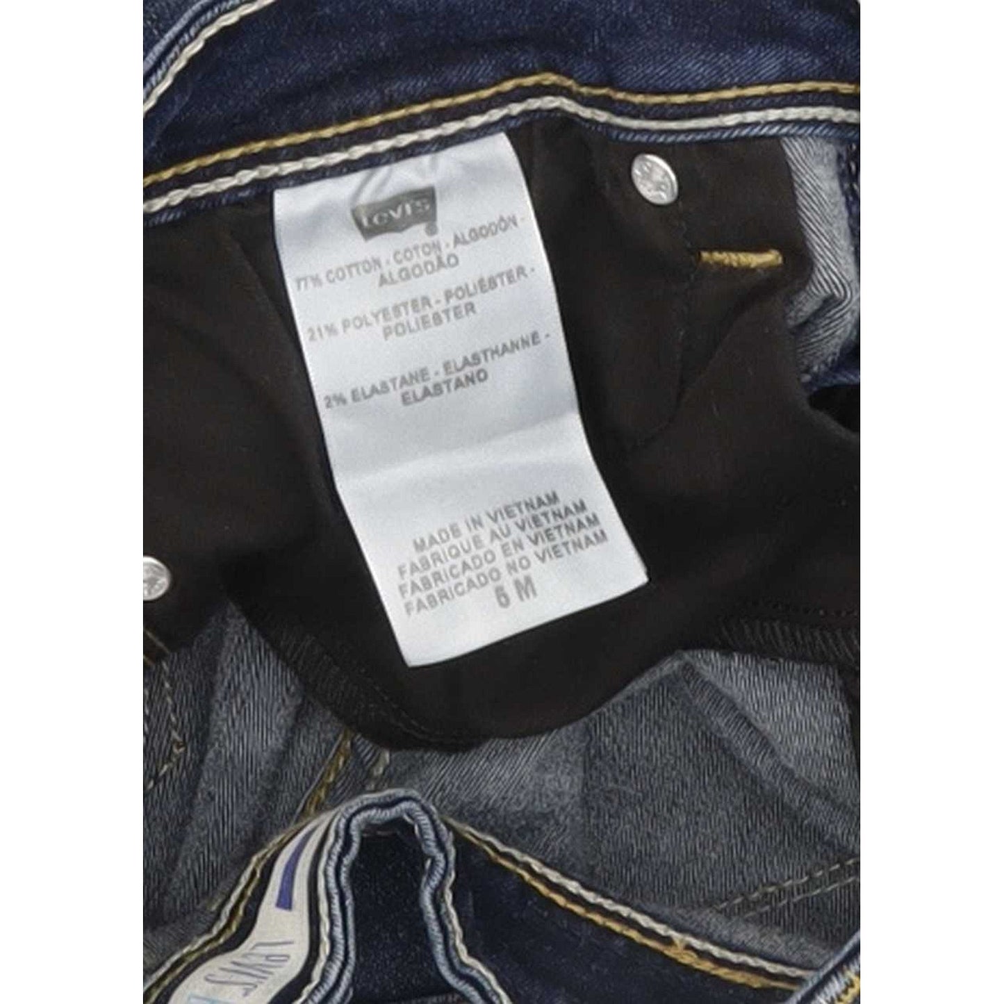 Levi's Bold Curve Women Blue Skinny Slim Stretch Jeans W24 L30