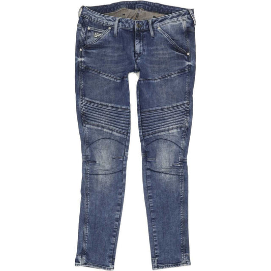 G-Star 5620 Custom Women Blue Tapered Slim Stretch Jeans W31 L30