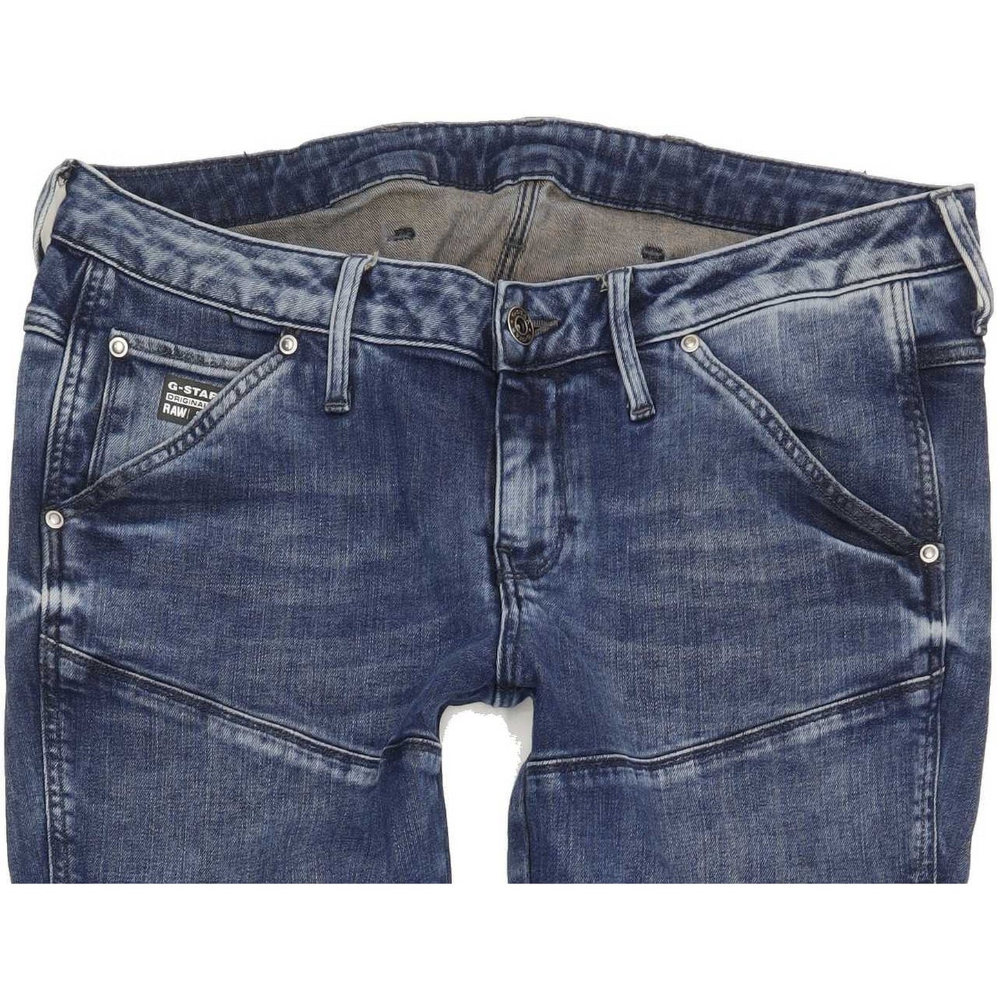 G-Star 5620 Custom Women Blue Tapered Slim Stretch Jeans W31 L30