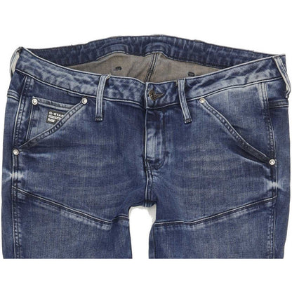 G-Star 5620 Custom Women Blue Tapered Slim Stretch Jeans W31 L30