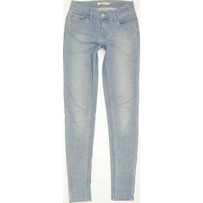 Levi's 710 Super Women Blue Skinny Slim Stretch Jeans W26 L31