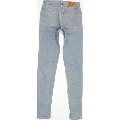 Levi's 710 Super Women Blue Skinny Slim Stretch Jeans W26 L31