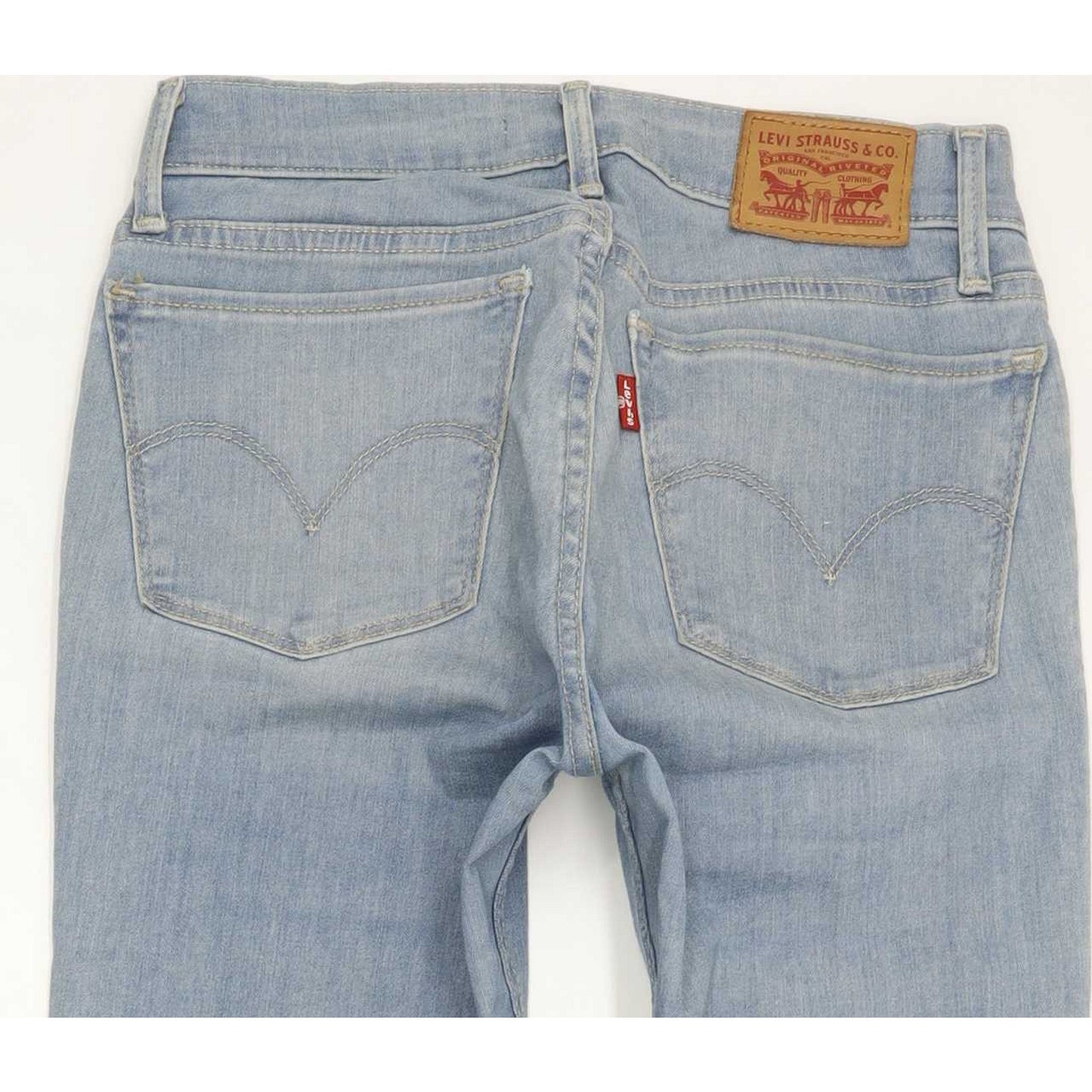 Levi's 710 Super Women Blue Skinny Slim Stretch Jeans W26 L31