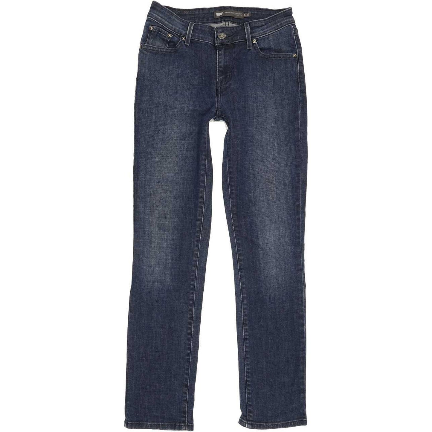 Levi's Demi Curve Women Blue Straight Classic Stretch Jeans W26 L29