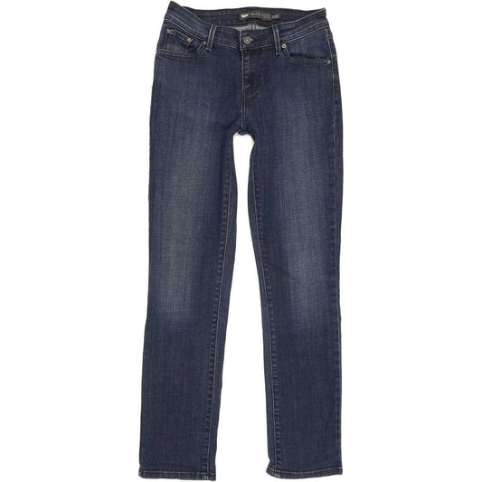 Levi's Demi Curve Women Blue Straight Classic Stretch Jeans W26 L29