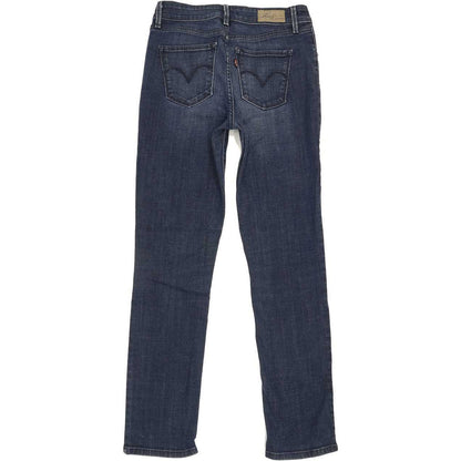 Levi's Demi Curve Women Blue Straight Classic Stretch Jeans W26 L29