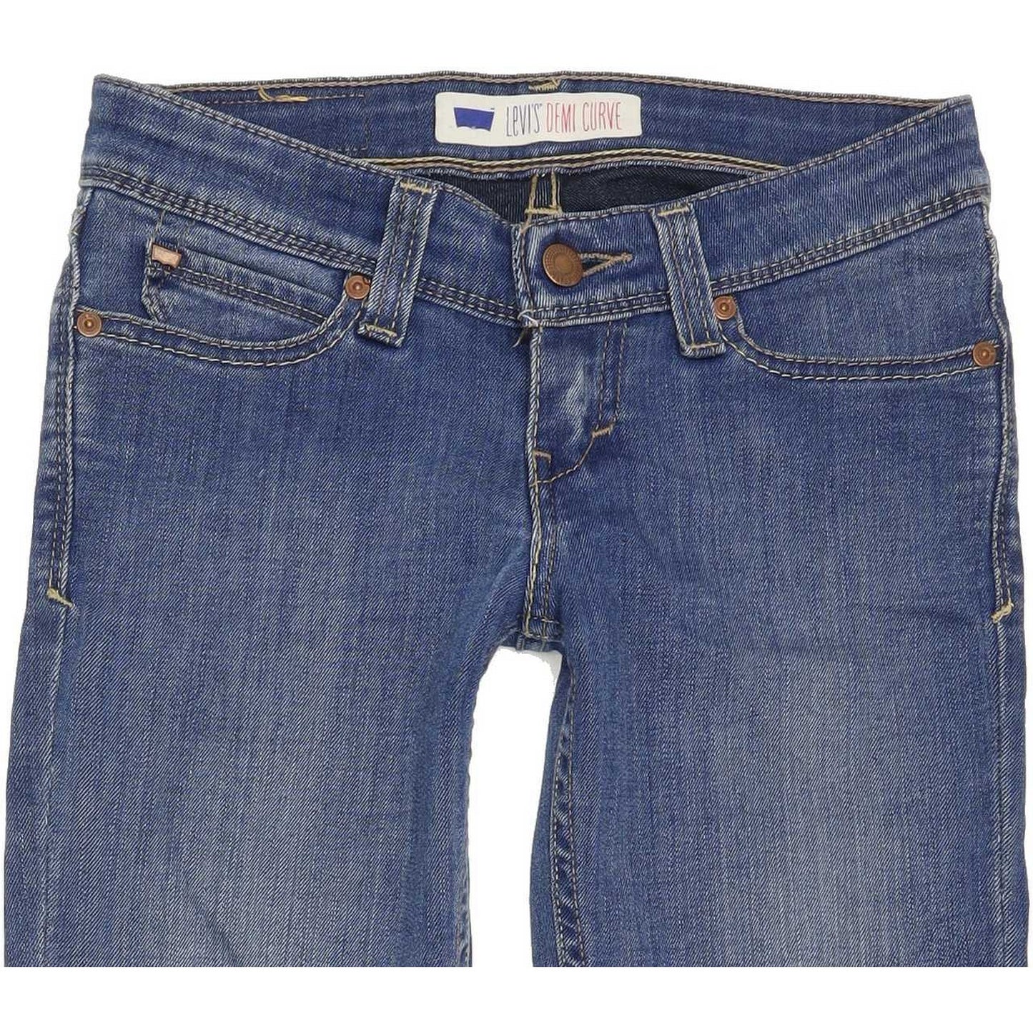 Levi's Demi Curve Women Blue Skinny Slim Stretch Jeans W25 L29