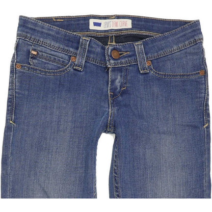 Levi's Demi Curve Women Blue Skinny Slim Stretch Jeans W25 L29