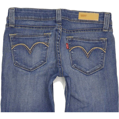 Levi's Demi Curve Women Blue Skinny Slim Stretch Jeans W25 L29