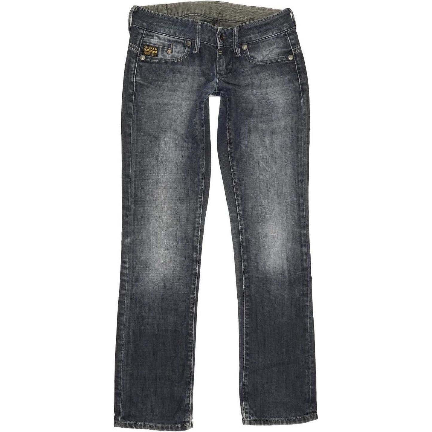 G-Star Midge Women Blue Straight Slim Jeans W27 L31