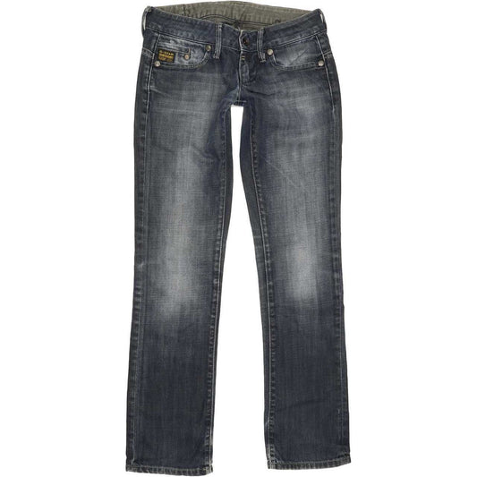G-Star Midge Women Blue Straight Slim Jeans W27 L31