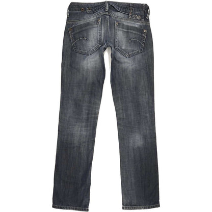 G-Star Midge Women Blue Straight Slim Jeans W27 L31