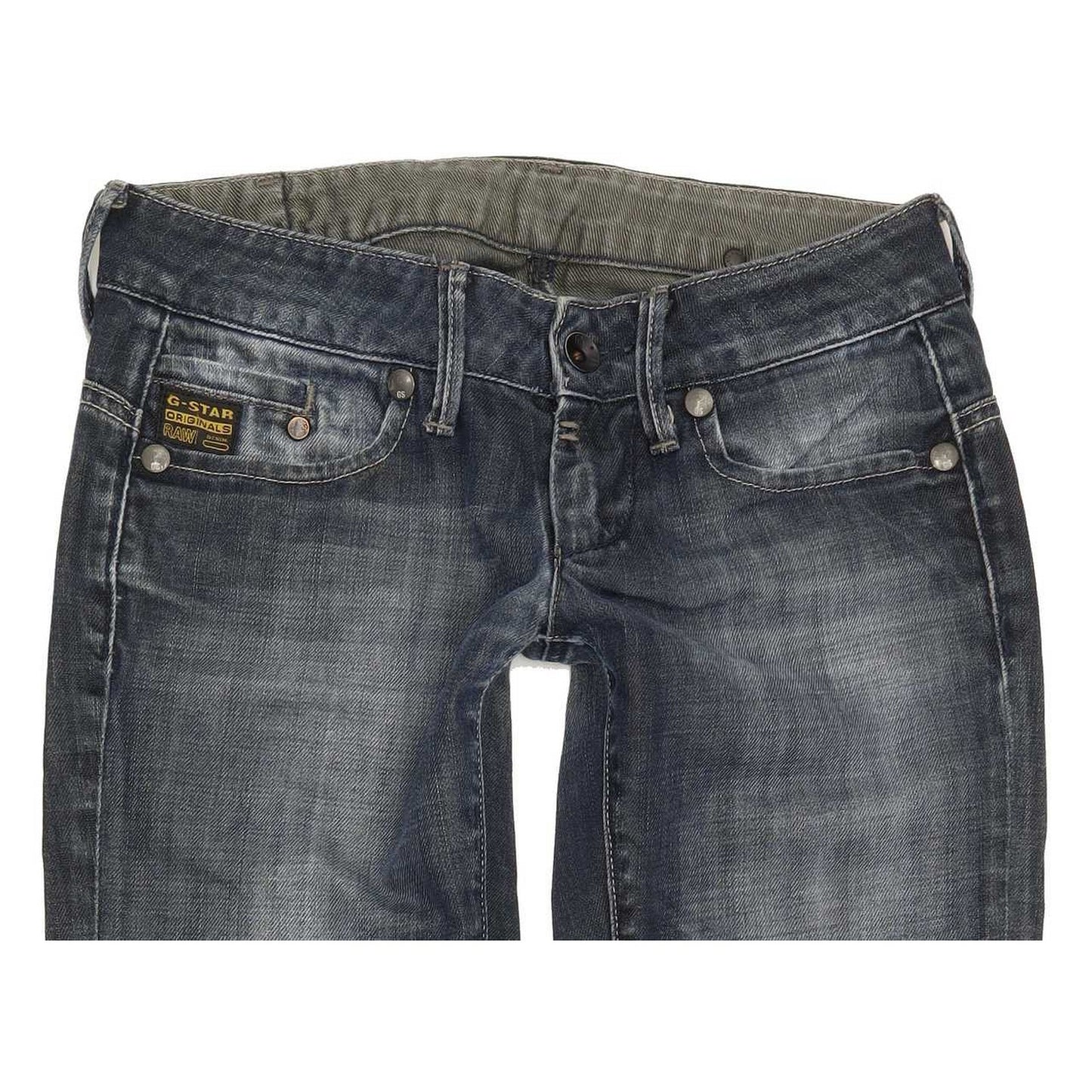 G-Star Midge Women Blue Straight Slim Jeans W27 L31