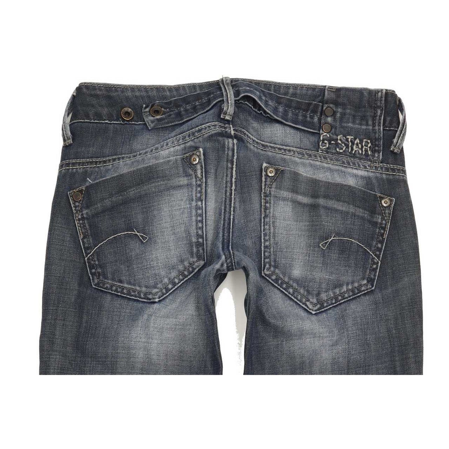 G-Star Midge Women Blue Straight Slim Jeans W27 L31