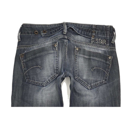 G-Star Midge Women Blue Straight Slim Jeans W27 L31