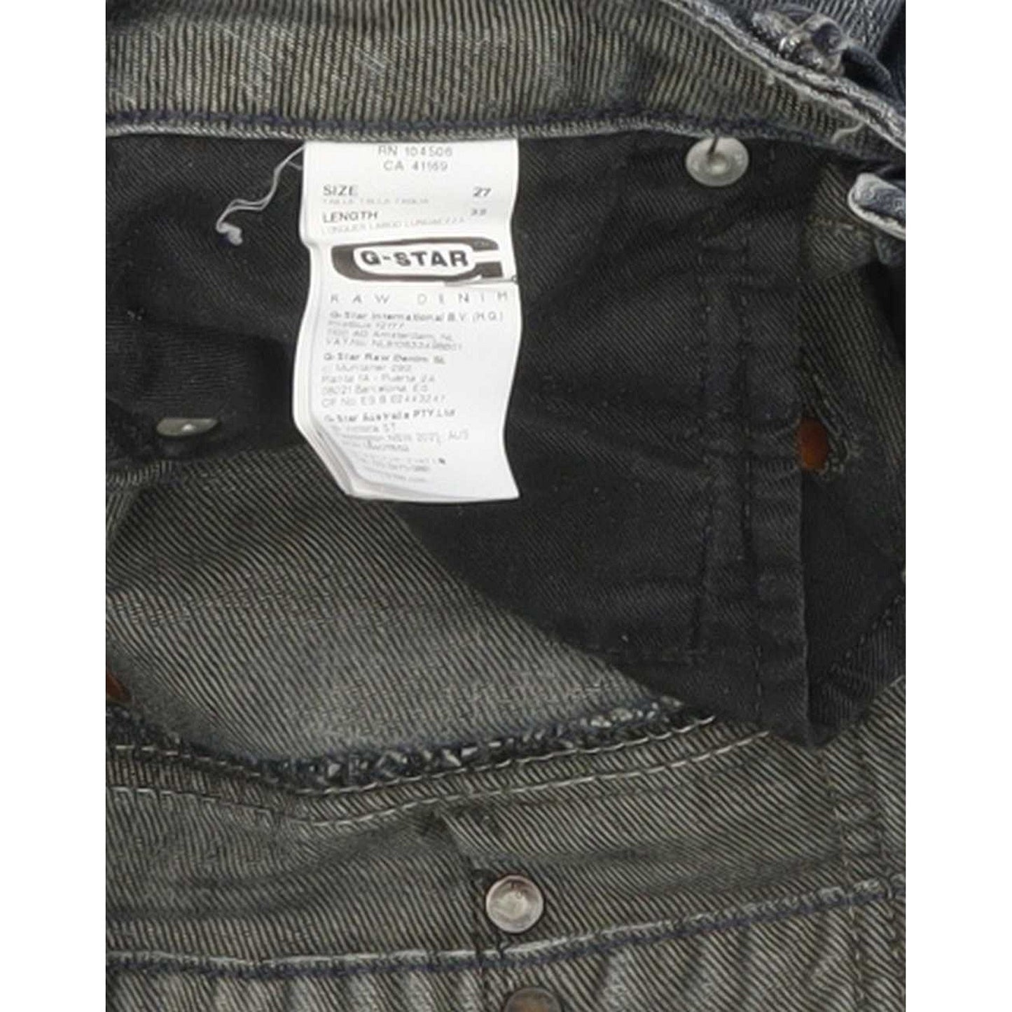 G-Star Midge Women Blue Straight Slim Jeans W27 L31