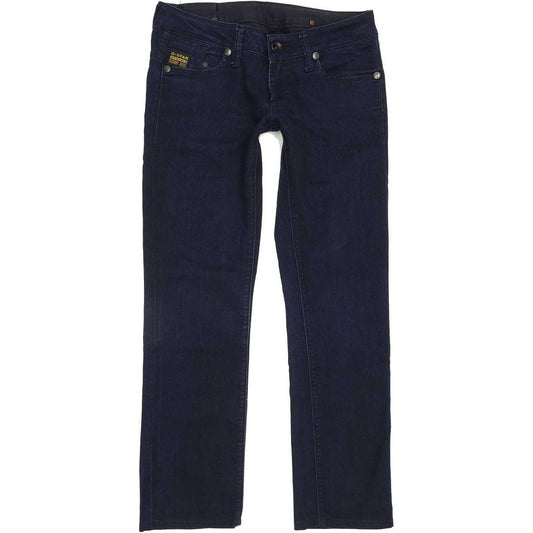 G-Star Midge Women Blue Straight Slim Stretch Jeans W28 L27