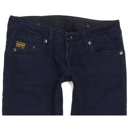 G-Star Midge Women Blue Straight Slim Stretch Jeans W28 L27
