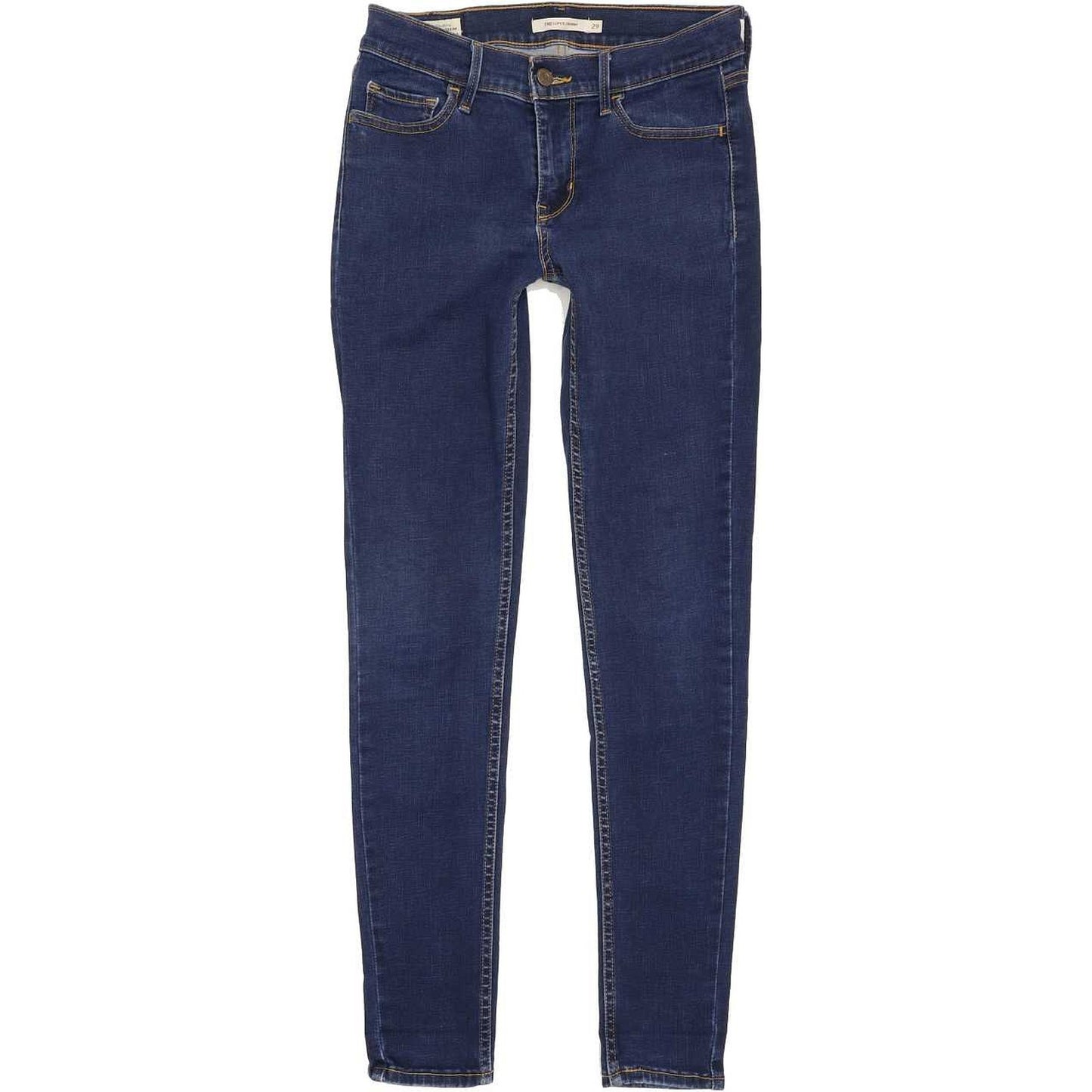 Levi's 710 Super Women Blue Skinny Slim Stretch Jeans W29 L29