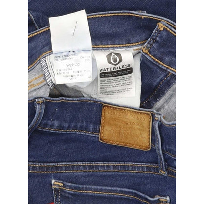 Levi's 710 Super Women Blue Skinny Slim Stretch Jeans W29 L29