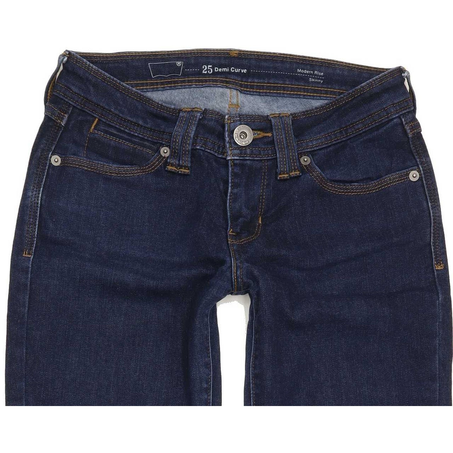 Levi's Demi Curve Women Blue Skinny Slim Stretch Jeans W25 L24