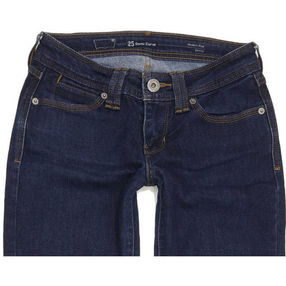 Levi's Demi Curve Women Blue Skinny Slim Stretch Jeans W25 L24