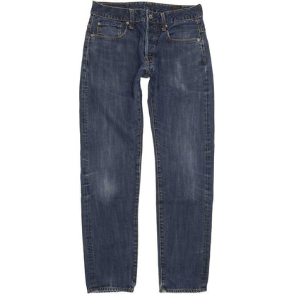 G-Star 3301 Men Blue Straight Slim Jeans W31 L30