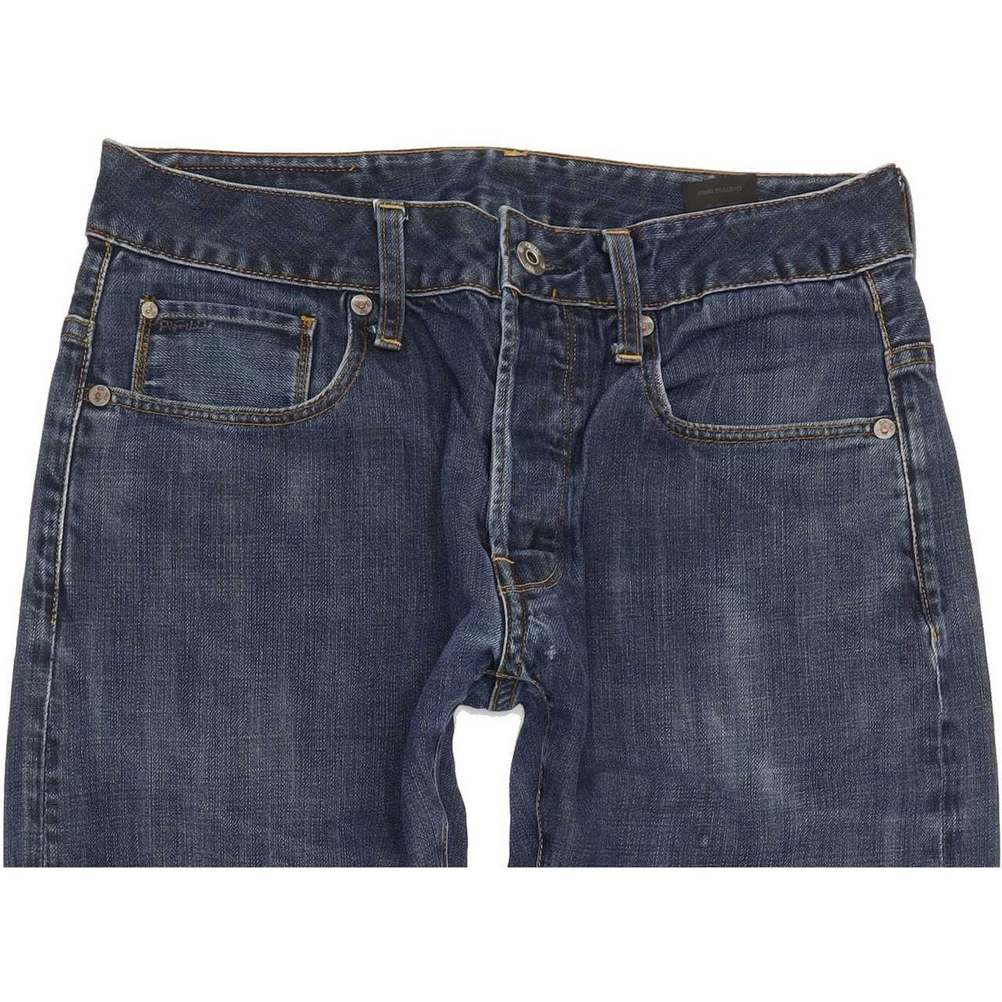 G-Star 3301 Men Blue Straight Slim Jeans W31 L30