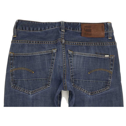 G-Star 3301 Men Blue Straight Slim Jeans W31 L30