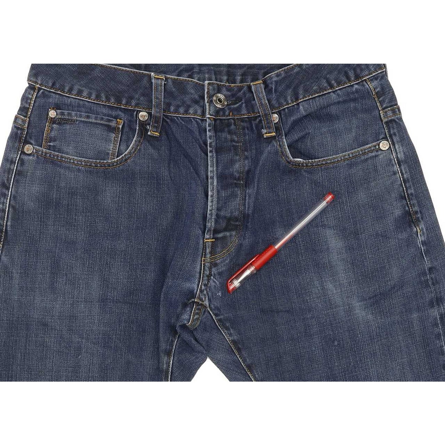 G-Star 3301 Men Blue Straight Slim Jeans W31 L30