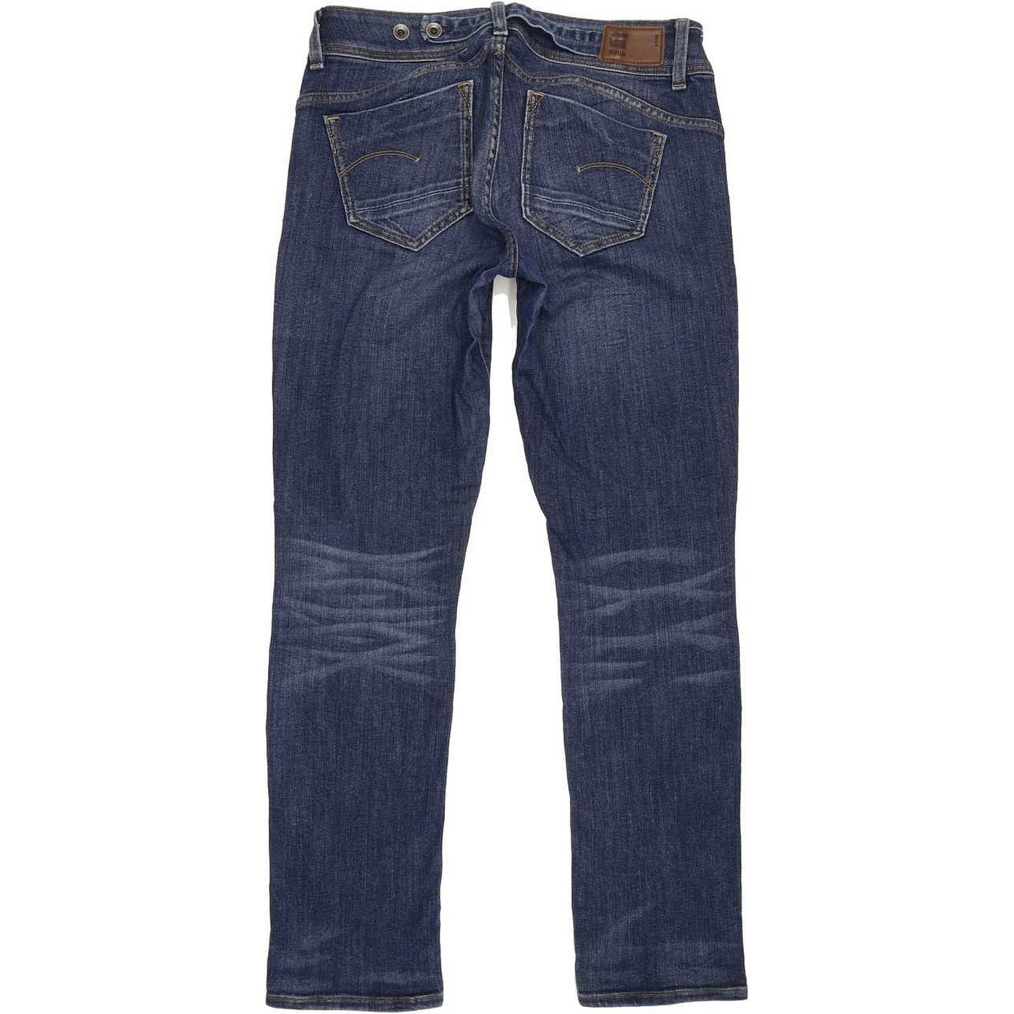 G-Star Midge Saddle Women Blue Straight Slim Stretch Jeans W30 L31