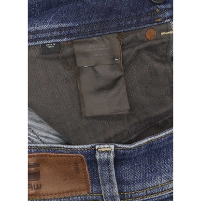 G-Star Midge Saddle Women Blue Straight Slim Stretch Jeans W30 L31