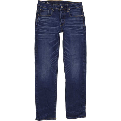G-Star 3301 Men Blue Straight Regular Stretch Jeans W30 L31