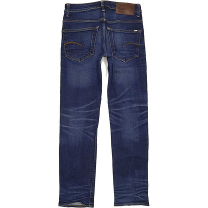 G-Star 3301 Men Blue Straight Regular Stretch Jeans W30 L31